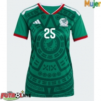 Camiseta México Roberto Alvarado #25 Primera Equipación para mujer Mundial 2026 manga corta